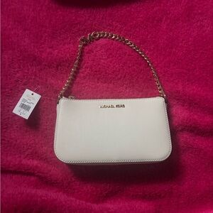Michael Kors Cream Jet Set  Pouchette